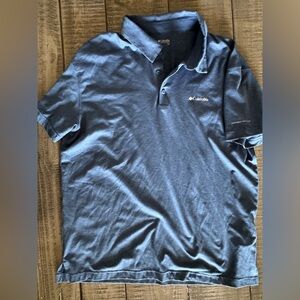 Columbia Men's Blue Polo Shirt size large